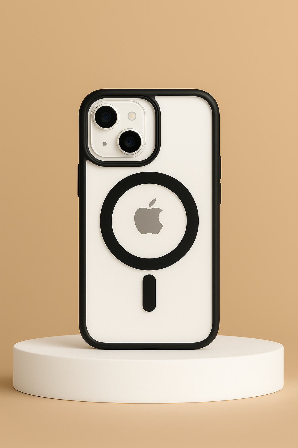 Coque Transparente MagSafe de Luxe – Noir – iPhone 16 / 16 Plus / 16 Pro / 16 Pro Max