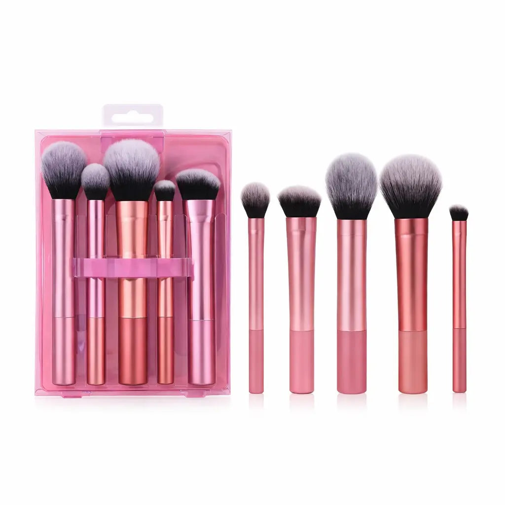 Set de 5 Pinceaux Maquillage Professionnels – Teint & Yeux UMII