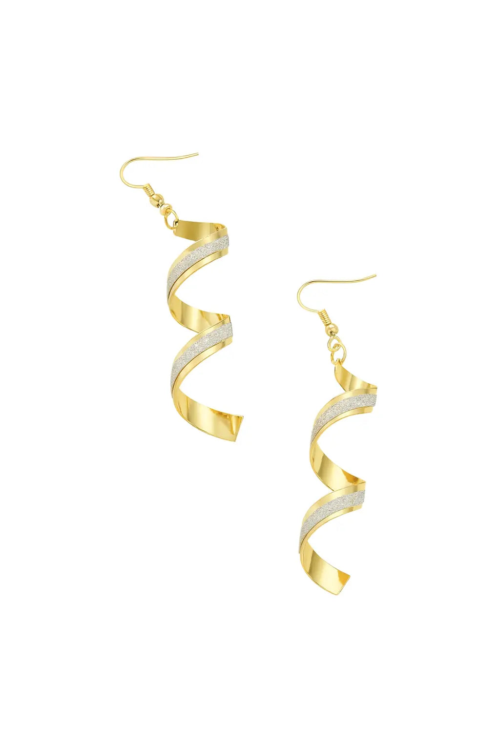 Pendants d’oreilles brillants – Doré & Argenté UMII