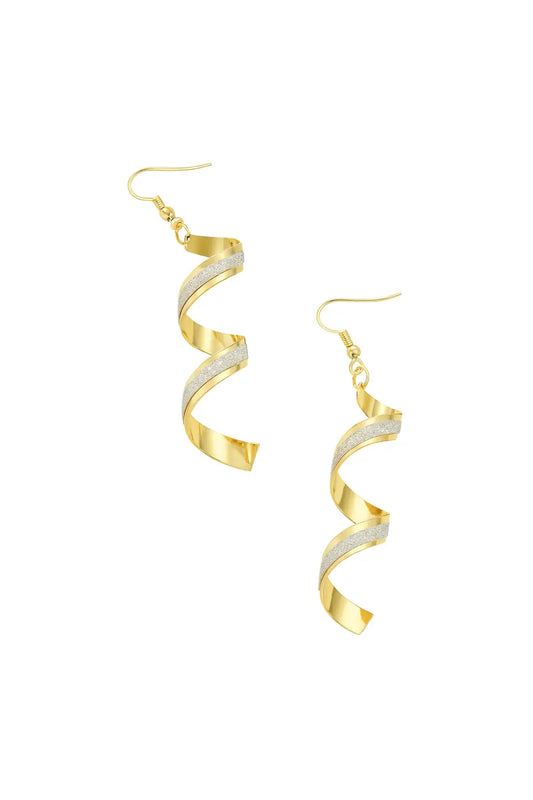 Pendants d’oreilles brillants – Doré & Argenté UMII