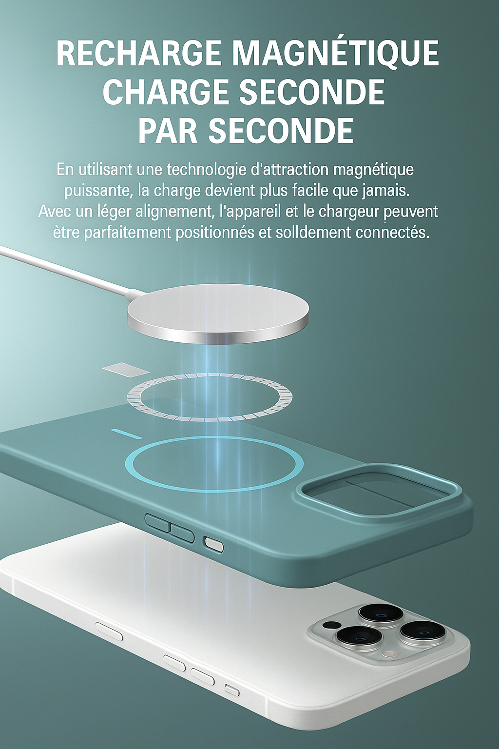 Coque MagSafe Élégante – iPhone 13