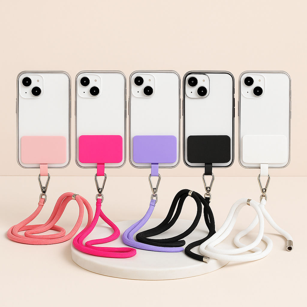 Dragonne Multifonctionnelle Réglable – Rose / Rose fluo / Blanc / Violet / Noir