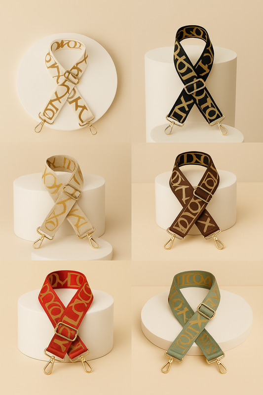 Sangle de Sac Géographique – Accessoire Portable Réglable, Élégant et Durable