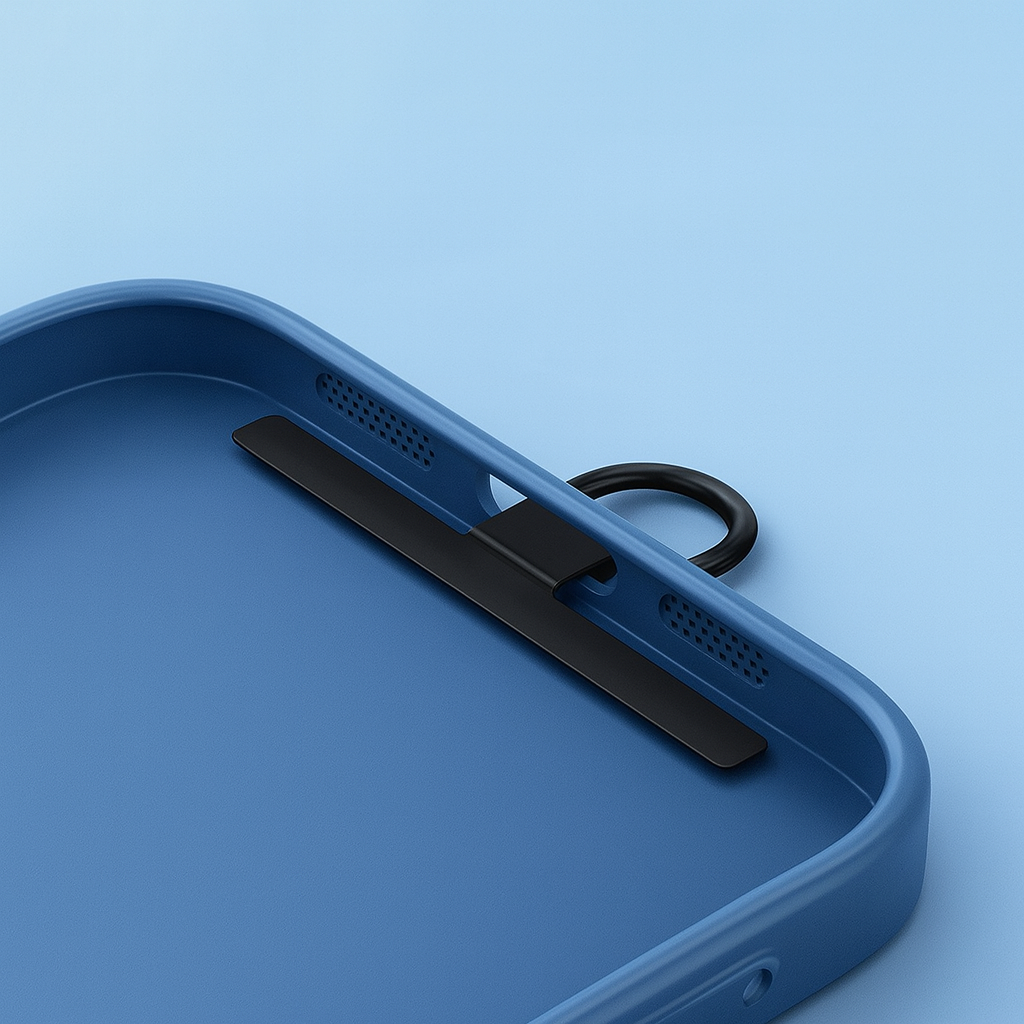 Connecteur de Cordon en Acier Inoxydable – Boucle de Sangle Anti-Perte pour Étui de Téléphone  Description