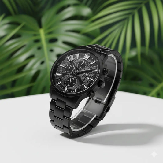 Montre Homme Sport & Business – Acier Noir UMII