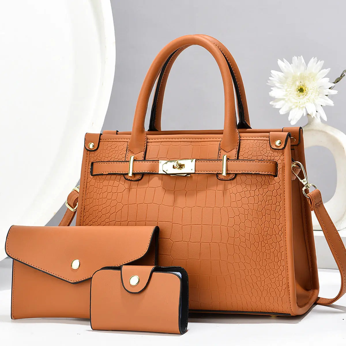 Sac à main élégant effet crocodile – Précommande - UMII