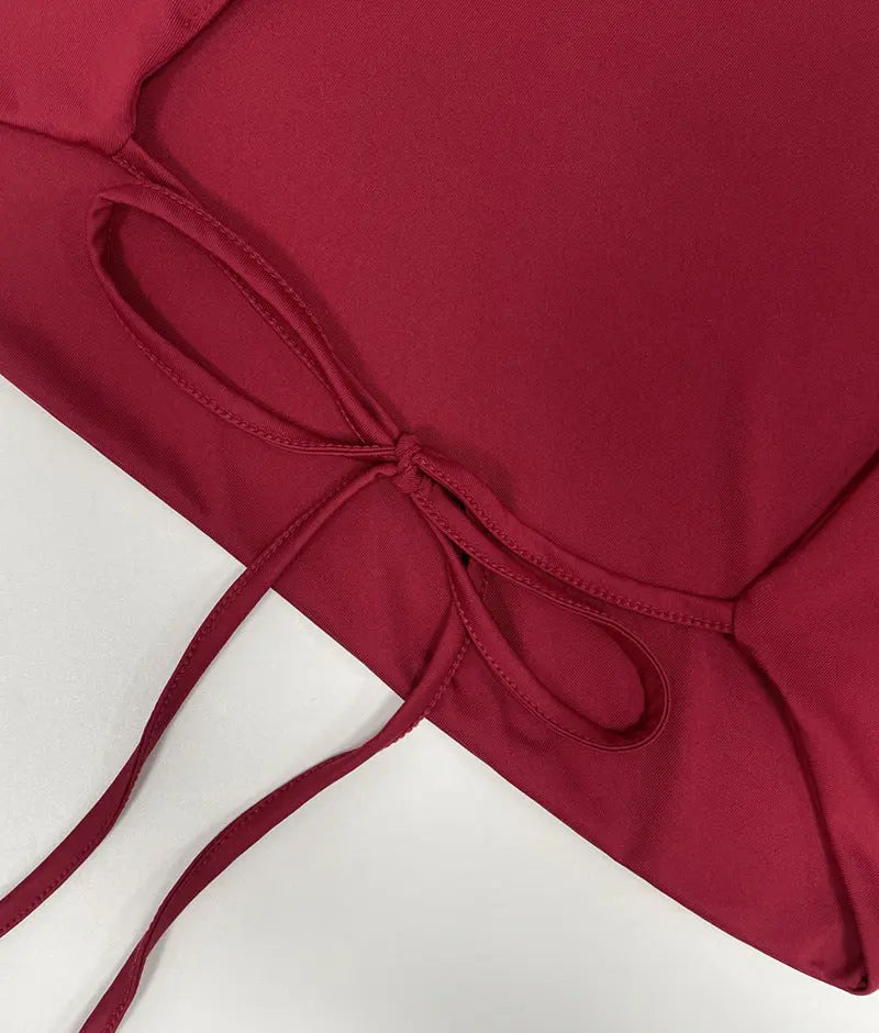 Sexy Solid Color Pant Co-ord Set Featuring Halter Neck, Sleeveless Design, and Short Length in Polyester Shorts UMII