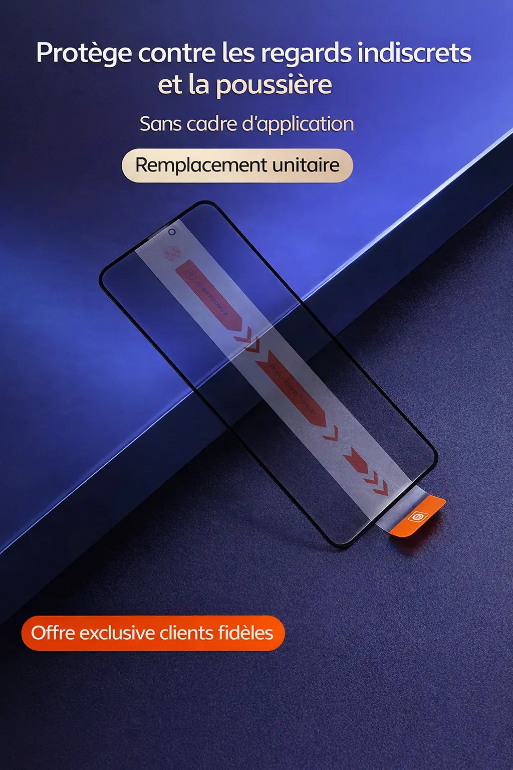 Coque magnétique en acrylique – finition givrée UMII