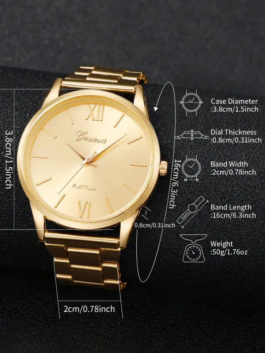 Montre Femme + Bracelets (6 pièces) UMII