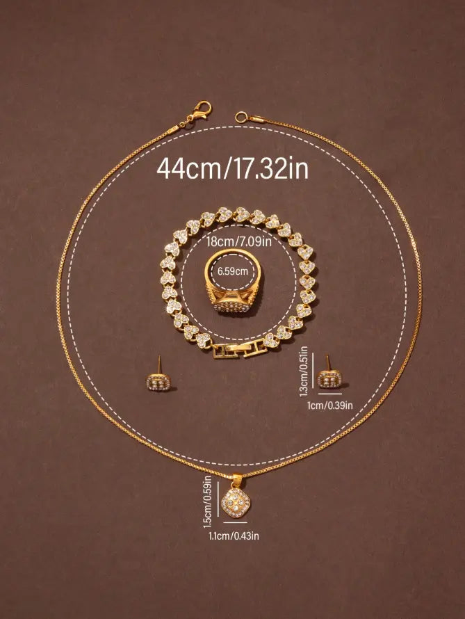 Ensemble Montre & Bijoux – 6 pièces (Boîte non incluse) UMII