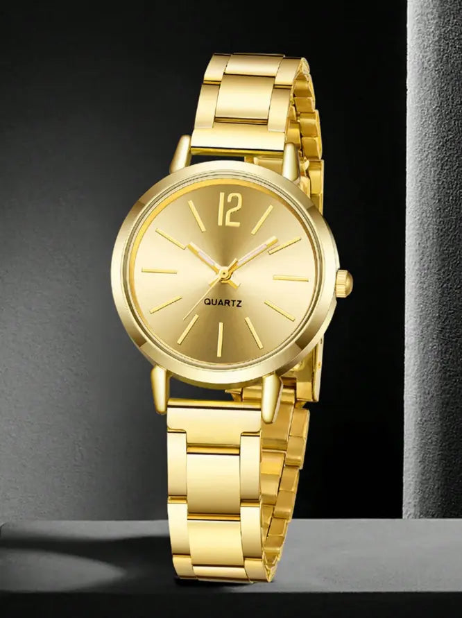 Ensemble Montre & Bijoux – 6 pièces (Or) UMII