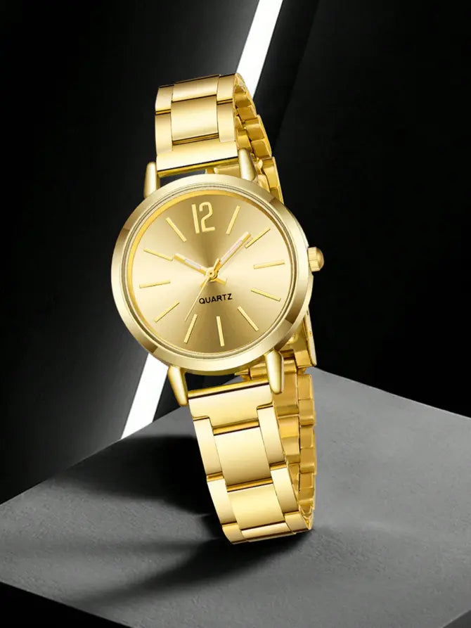 Ensemble Montre & Bijoux – 6 pièces (Or) UMII