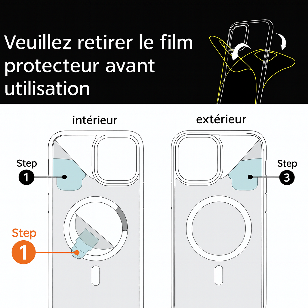 Coque MagSafe Transparente Premium