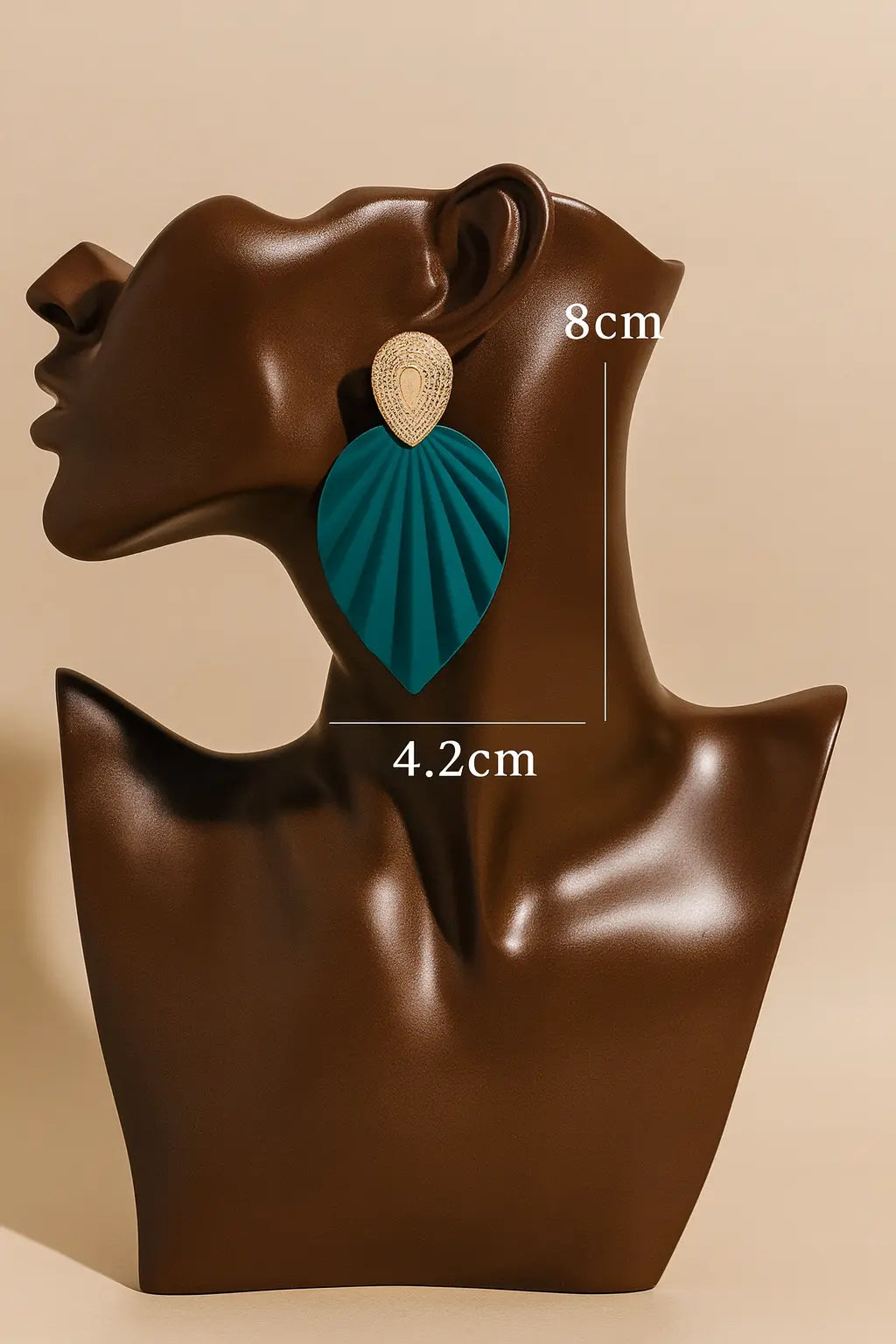 Pendants d’oreilles texturés – Feuille UMII