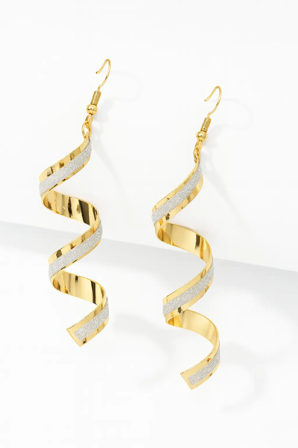 Pendants d’oreilles brillants – Doré & Argenté UMII