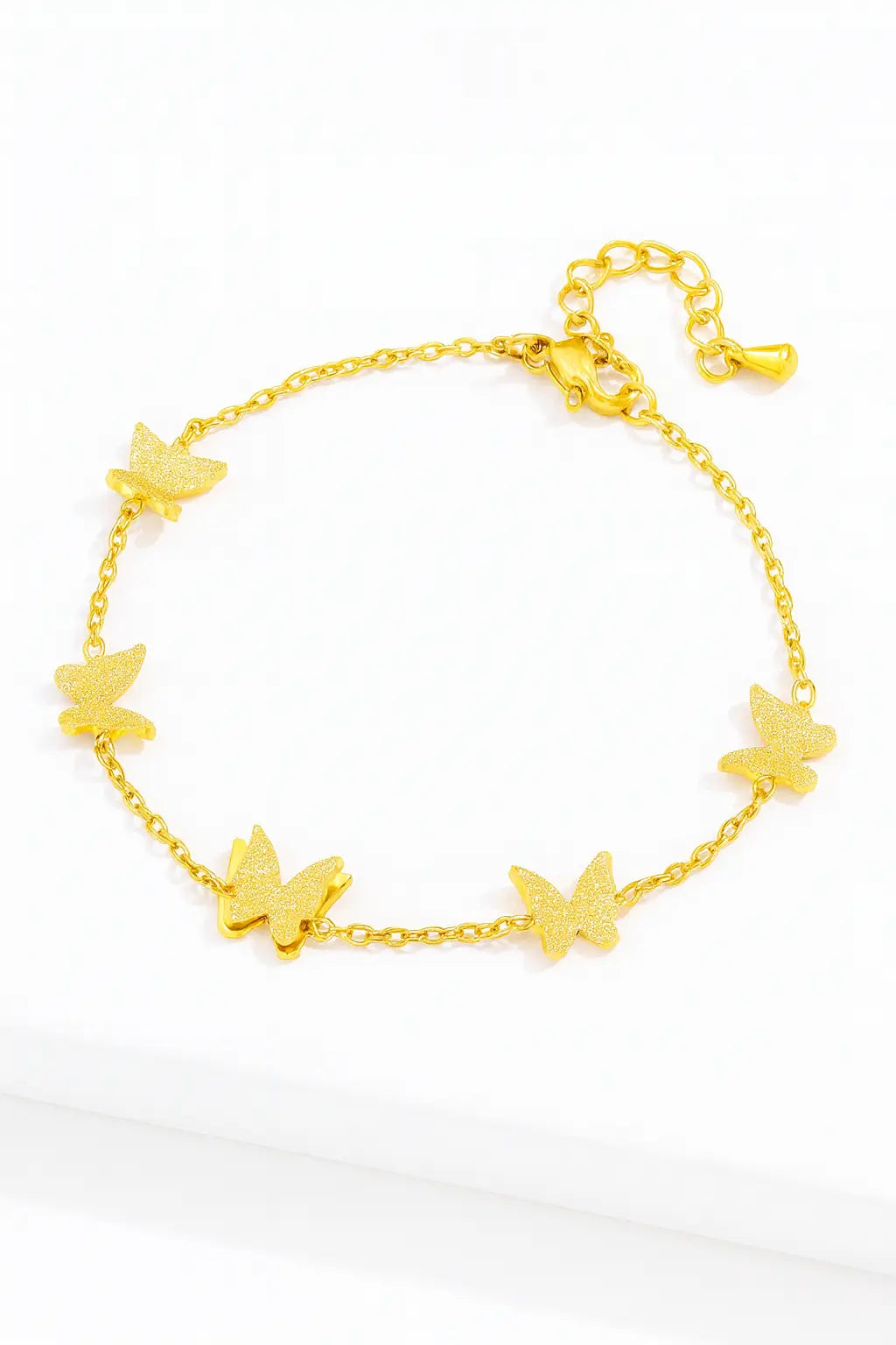 Parure de bijoux papillon plaquée or – Acier inoxydable UMII