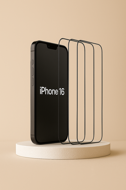 Lot de 3 Verres Trempés 9D – iPhone 16