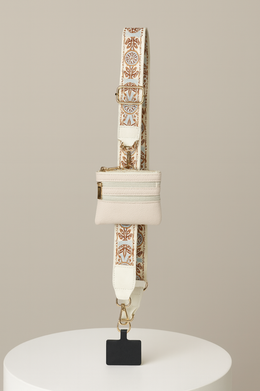 Set de Sangles pour Téléphone Portable avec Porte-Monnaie Zippé – Bandoulière ou Poignet – Réglable et Multifonctionnel