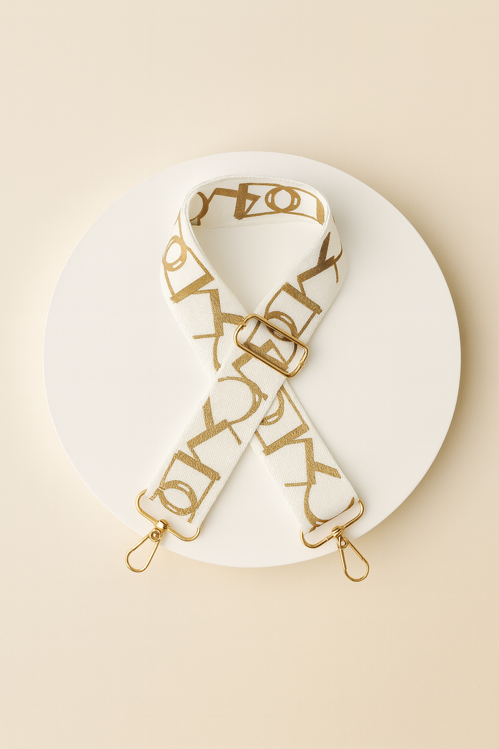 Sangle de Sac Géographique – Accessoire Portable Réglable, Élégant et Durable