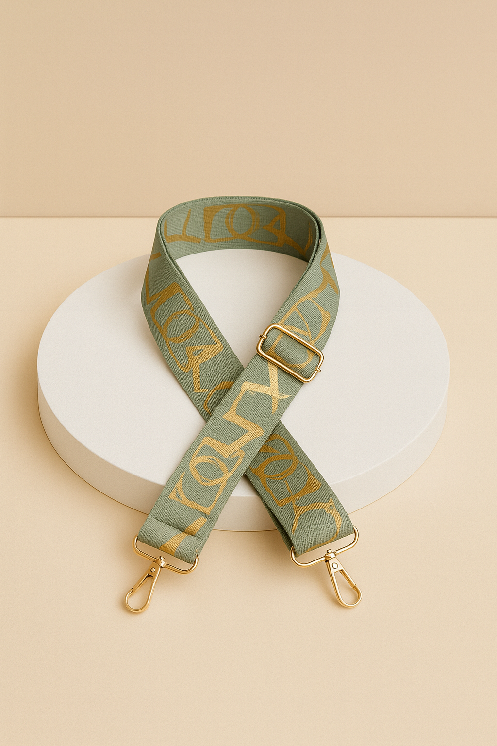 Sangle de Sac Géographique – Accessoire Portable Réglable, Élégant et Durable