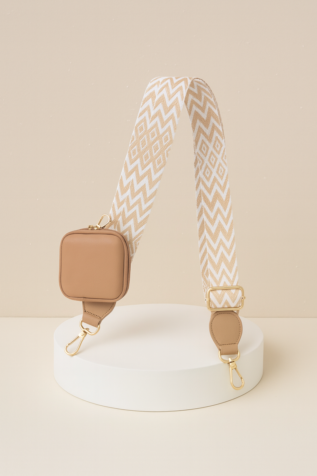 Set Bandoulière Réglable avec Porte-Monnaie – Mini Sac Bandoulière pour Pièces, Rouge à Lèvres et Clés