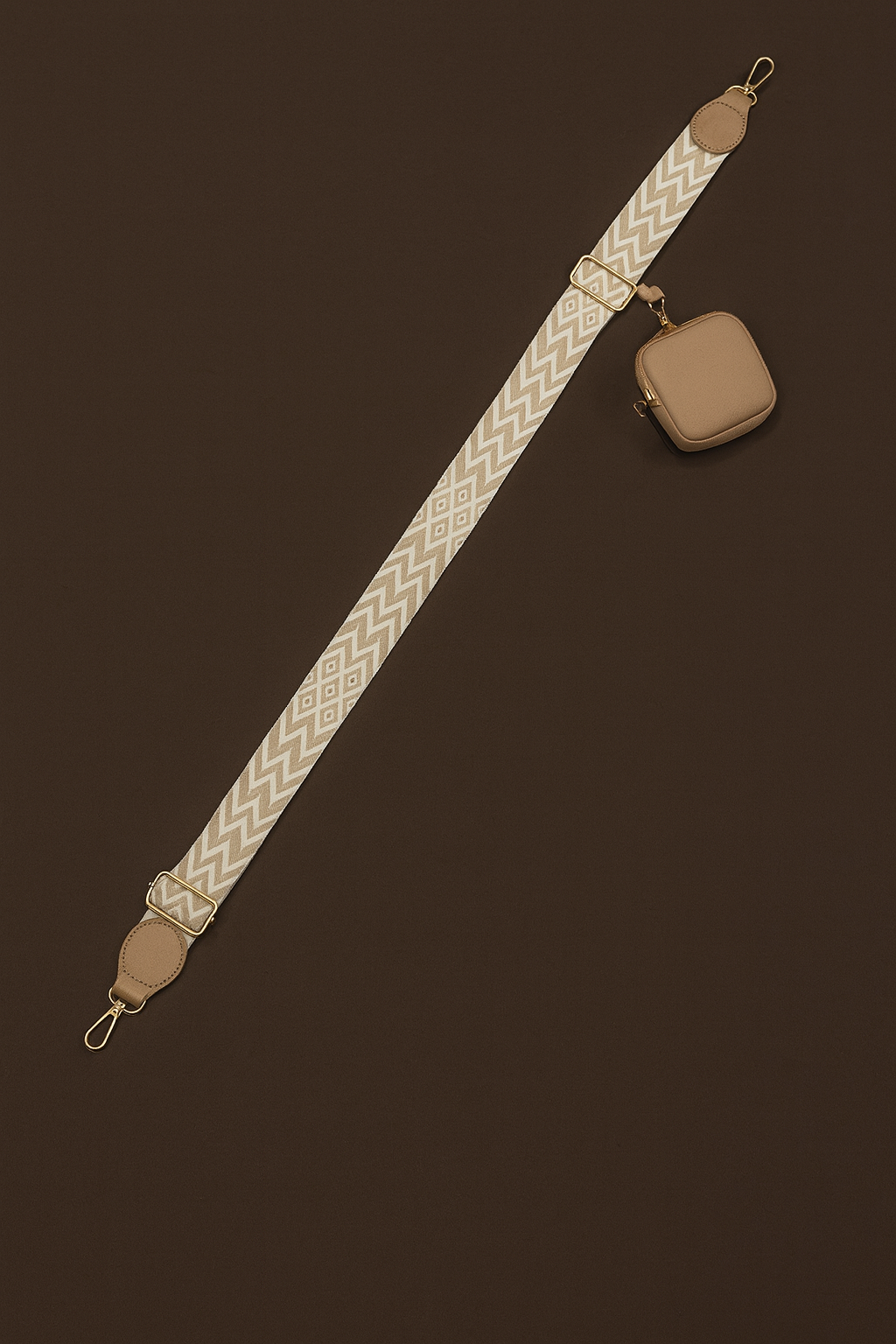 Set Bandoulière Réglable avec Porte-Monnaie – Mini Sac Bandoulière pour Pièces, Rouge à Lèvres et Clés