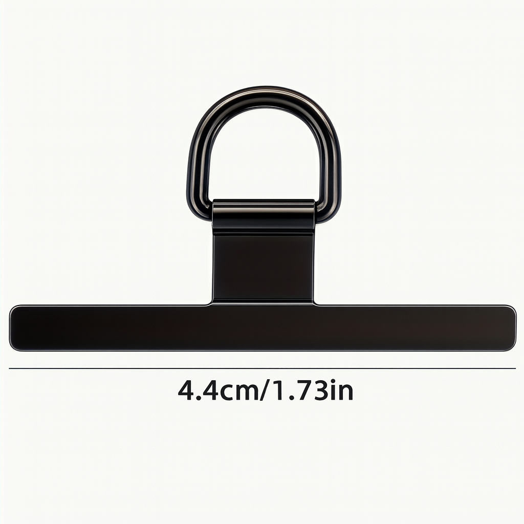 Connecteur de Cordon en Acier Inoxydable – Boucle de Sangle Anti-Perte pour Étui de Téléphone  Description