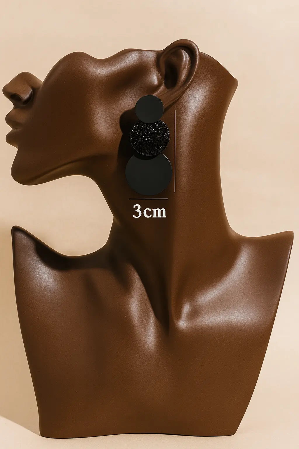 Boucles d’oreilles pendantes rondes UMII