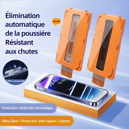 Coque magnétique en acrylique – finition givrée UMII