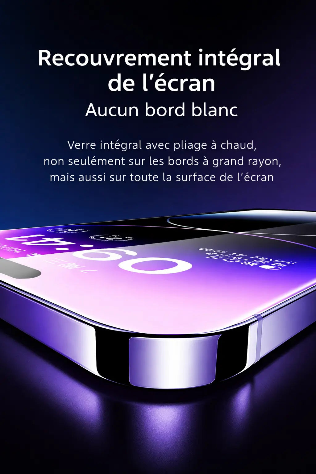 Coque magnétique en acrylique – finition givrée UMII