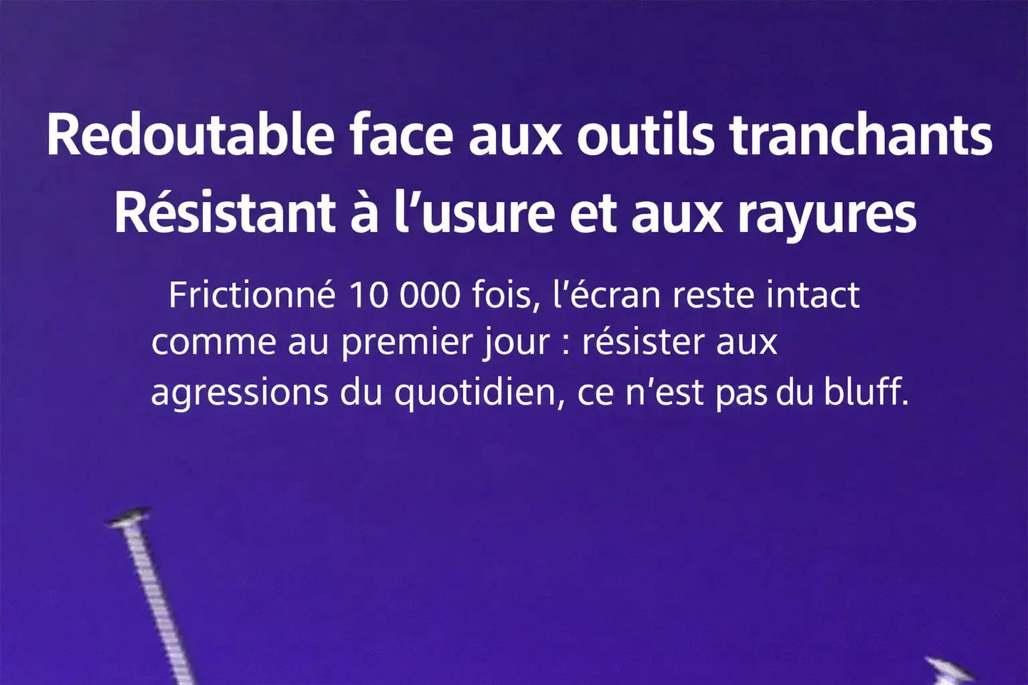 Coque magnétique en acrylique – finition givrée UMII