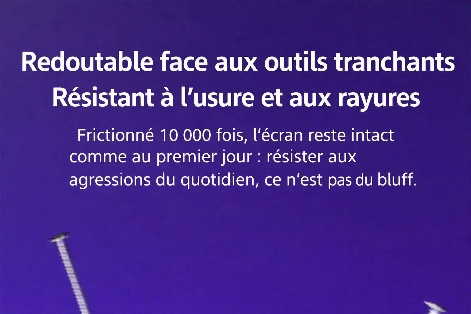 Coque magnétique en acrylique – finition givrée UMII
