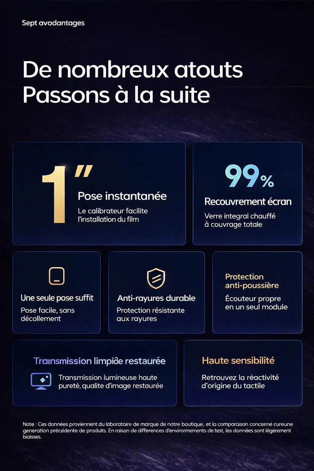 Coque magnétique en acrylique – finition givrée UMII