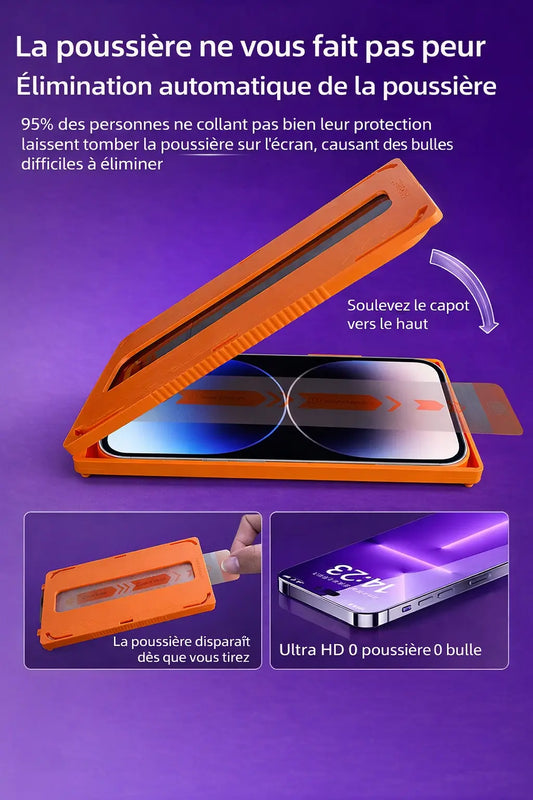 Coque magnétique en acrylique – finition givrée UMII