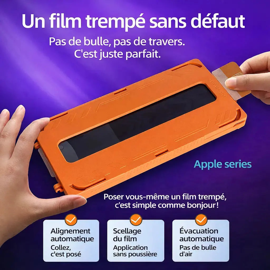 Coque magnétique en acrylique – finition givrée UMII