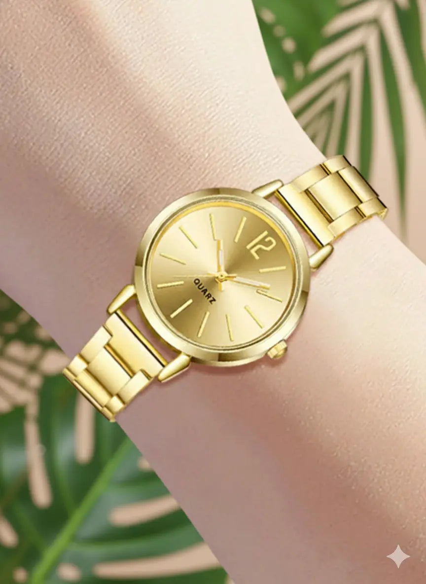 Ensemble Montre & Bijoux – 6 pièces (Or) UMII