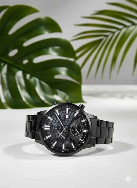 Montre Homme Sport & Business – Acier Noir UMII