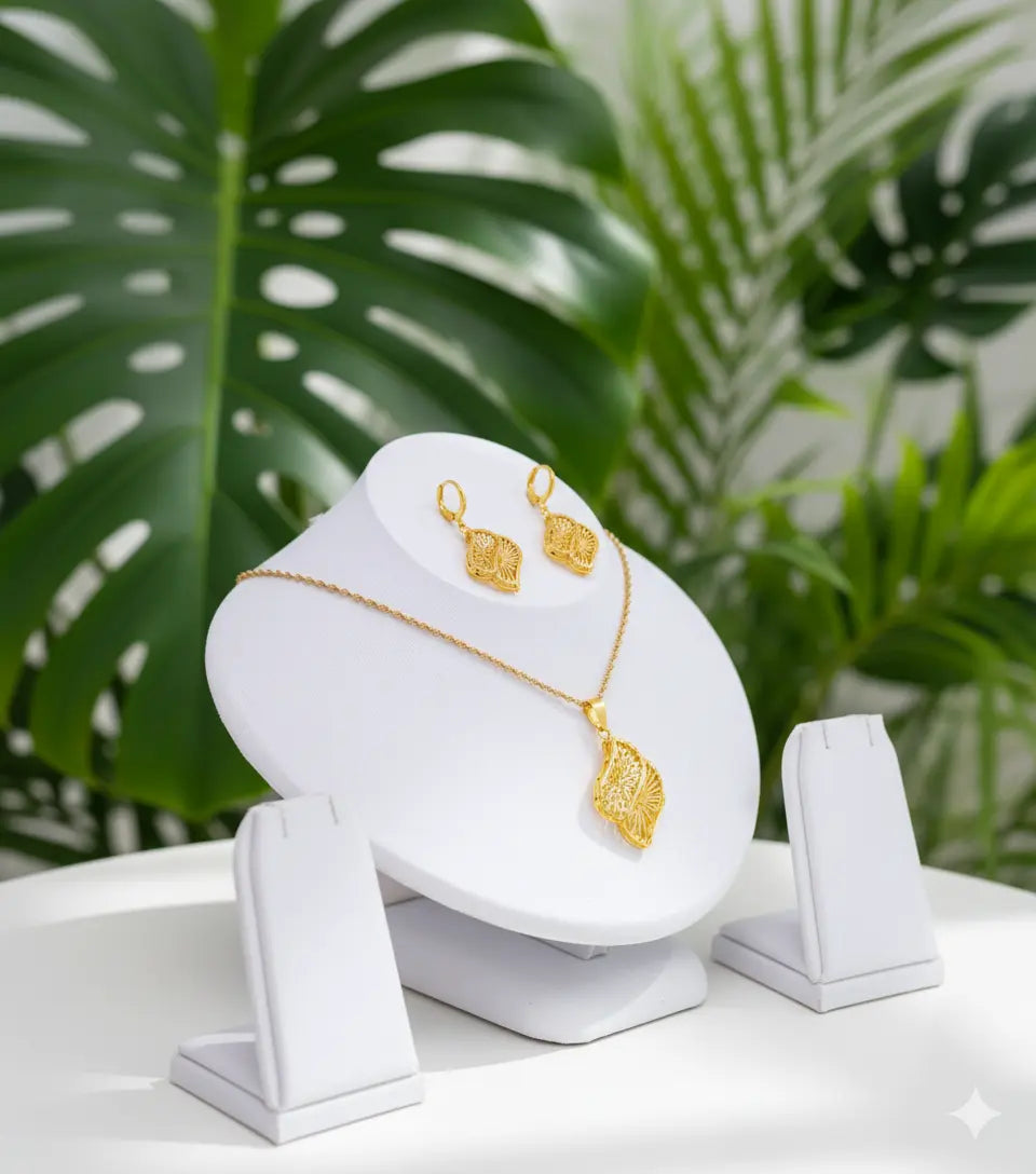 Parure Mariée Style Arabe – Plaqué Or 22K UMII