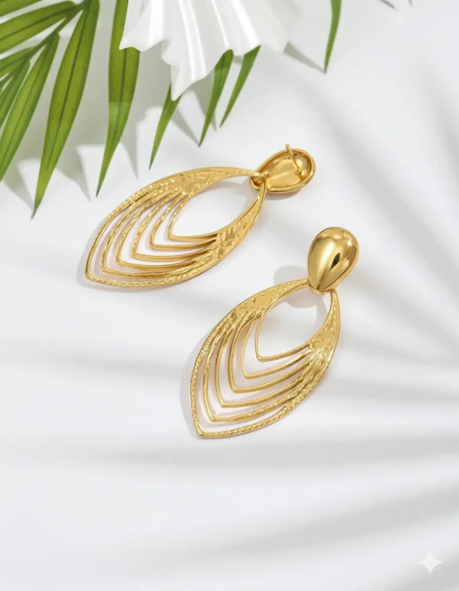 Boucles d’Oreilles Willow™ – Élégance & Légèreté Multicouche UMII