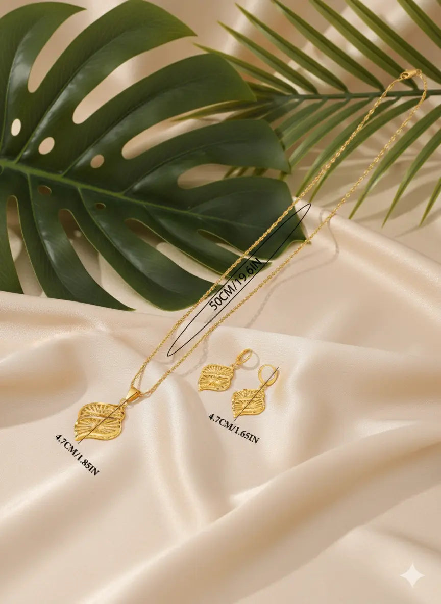 Parure Mariée Style Arabe – Plaqué Or 22K UMII