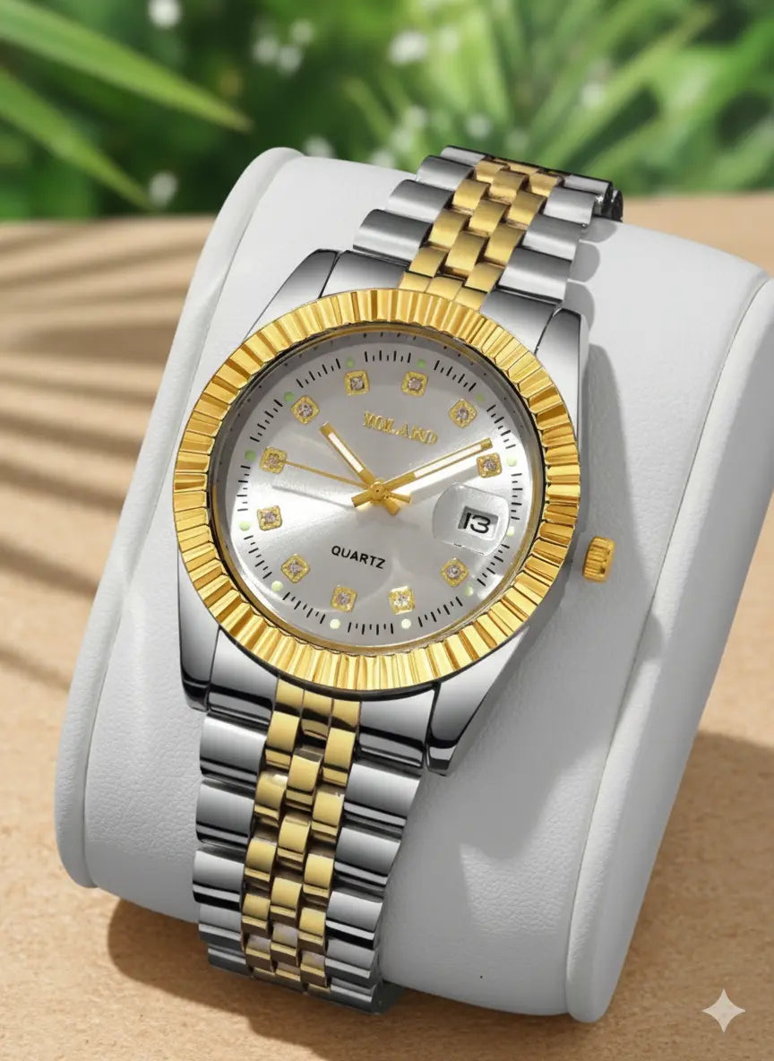 Montre Femme Élégante YOLAKO1 – Quartz & Affichage Date UMII