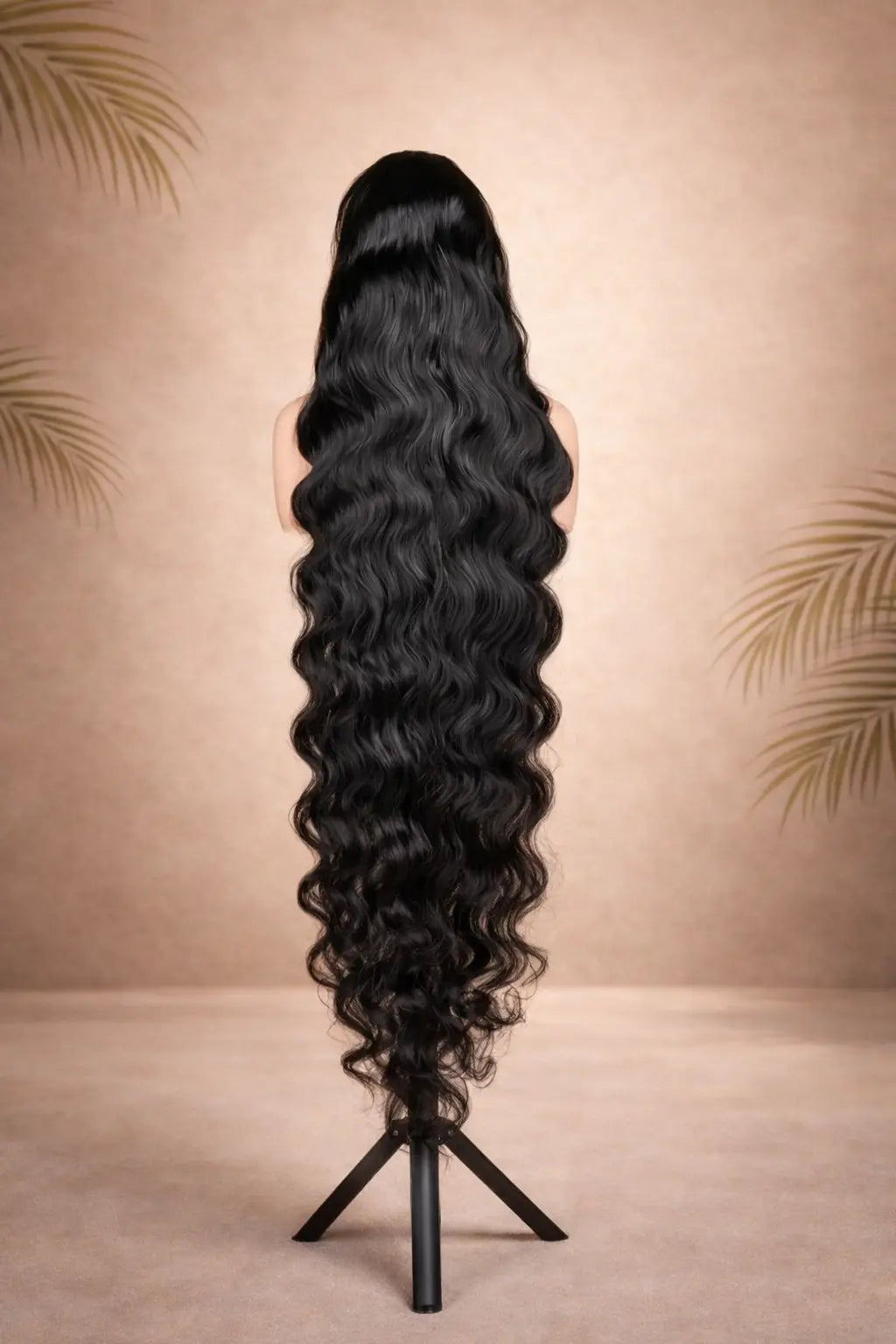 Perruque Unisexe Ultra Longue 40" – Cheveux Synthétiques Effet Naturel, Frange Latérale UMII