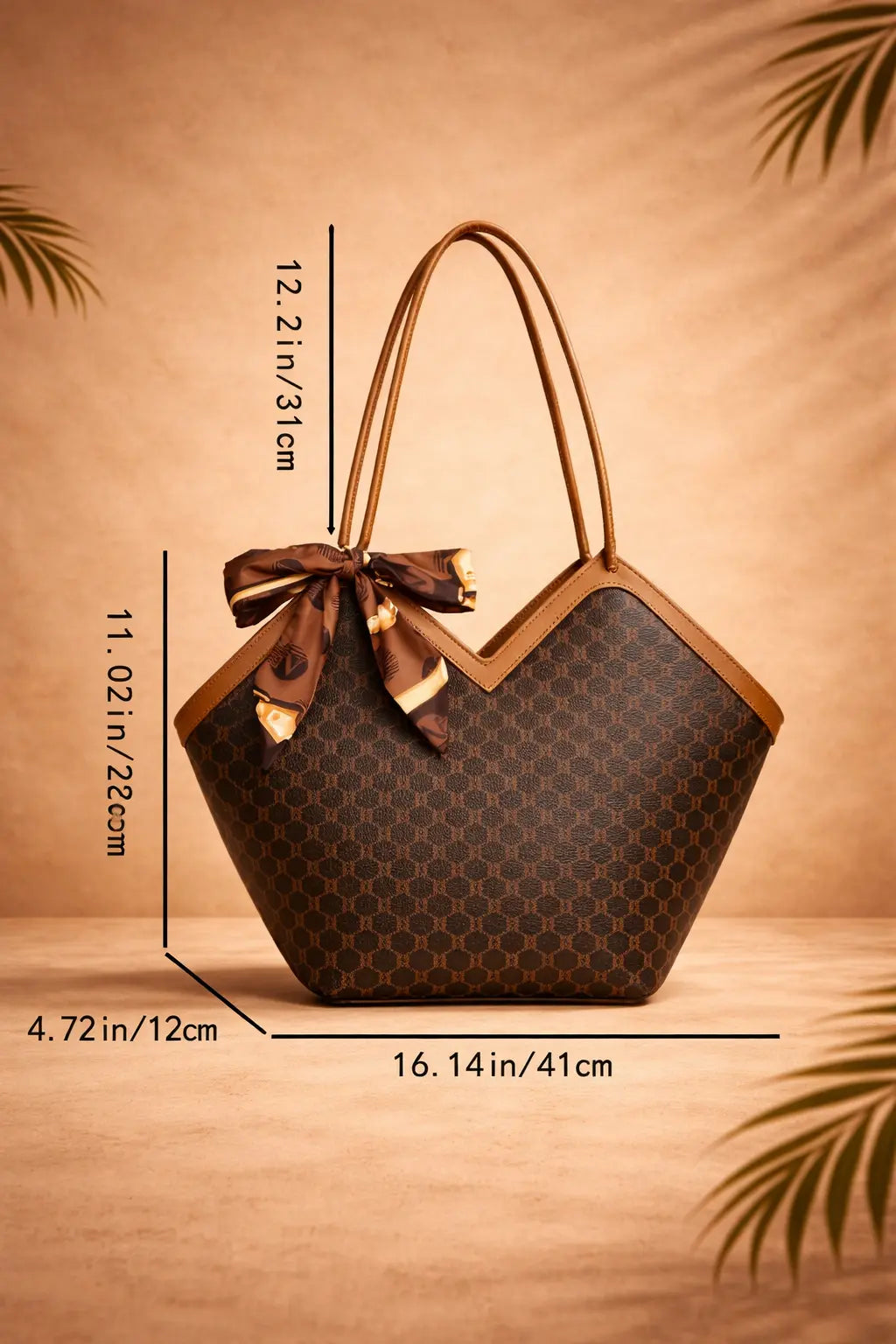 Sac fourre-tout femme rétro décontracté – Grand format spacieux, double poignée, style polyvalent UMII